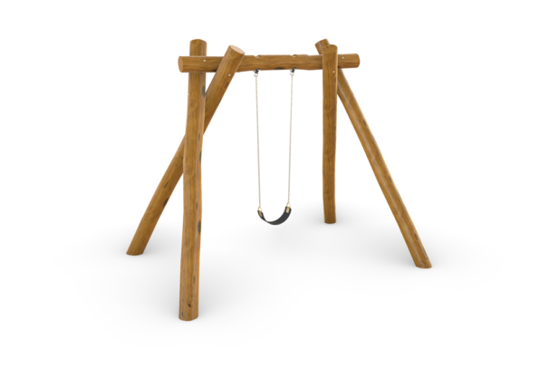 Natural Timber Single Swing
