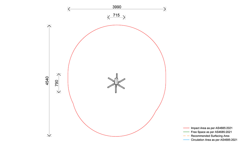 Stalk Climber from the Native range featuring vertical steel post with timber stepping holds, designed as a standalone climbing element for strength, balance and coordination in nature-inspired play spaces.