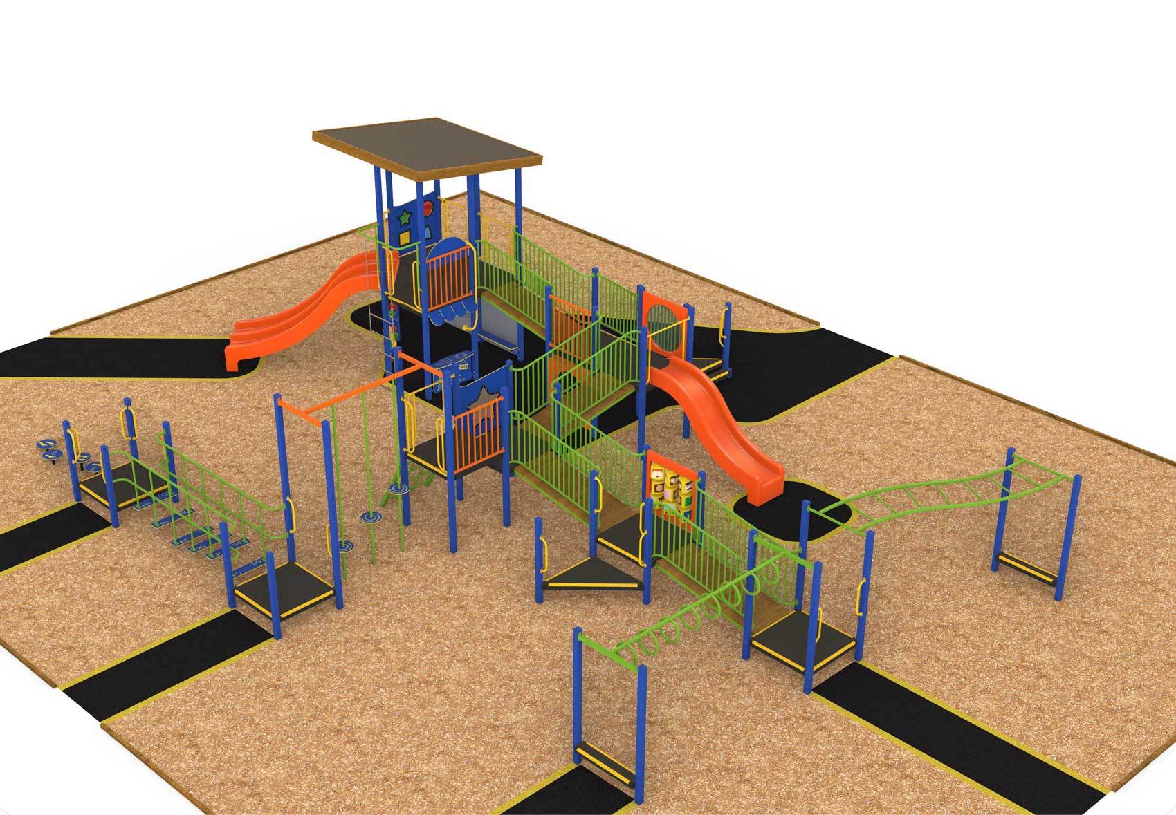 activity playground, inclusive, all abilities, playground, structure, fort, combination, unit