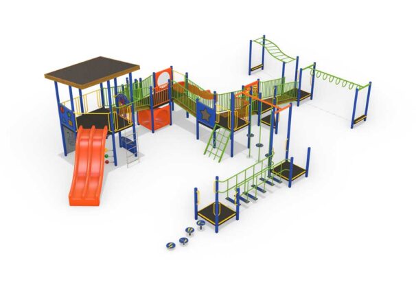 activity playground, inclusive, all abilities, playground, structure, fort, combination, unit