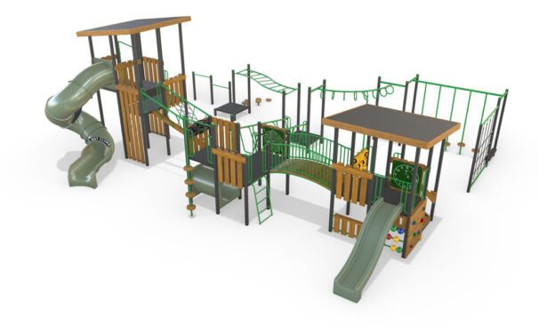combination, unit, playground, activity, playgrounds, spiral, slide, monkey, bards, tunnel, balance, strength, co-ordination, swing, confidence, play, fun, council, school