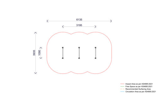 AP7199A Over Under Bars | Activity Playgrounds