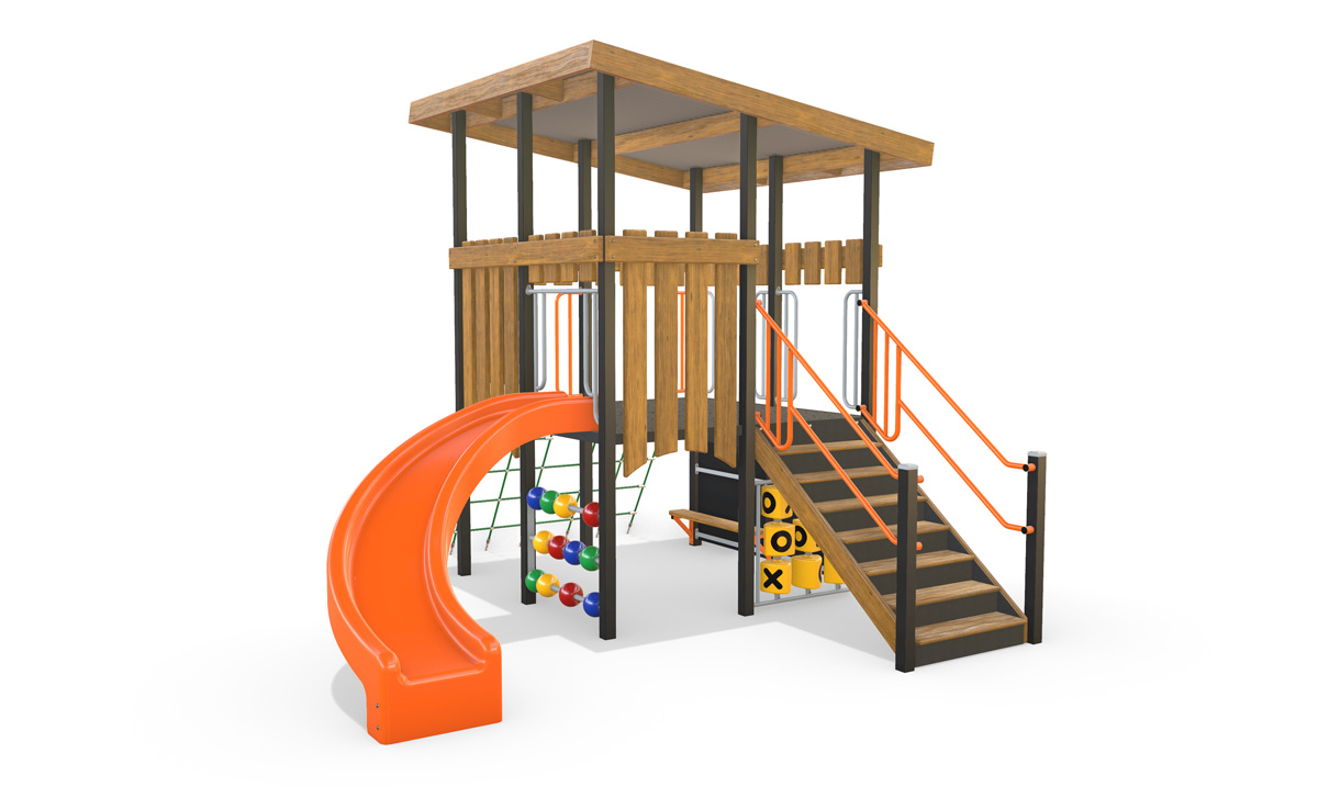 combination, unit, playground, activity, playgrounds, spiral, slide, monkey, bards, tunnel, balance, strength, co-ordination, swing, confidence, play, fun