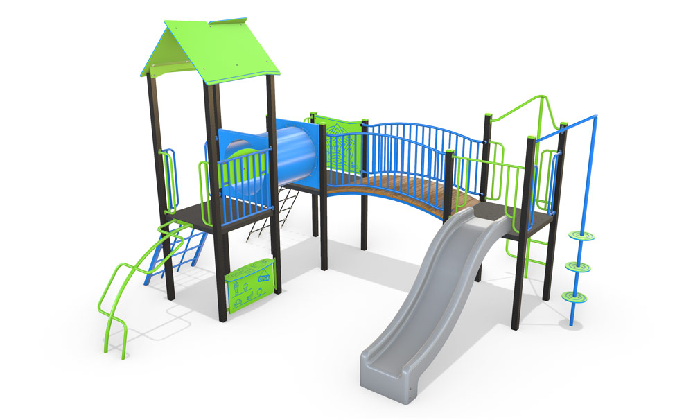 Playground combination unit render Bilby classic
