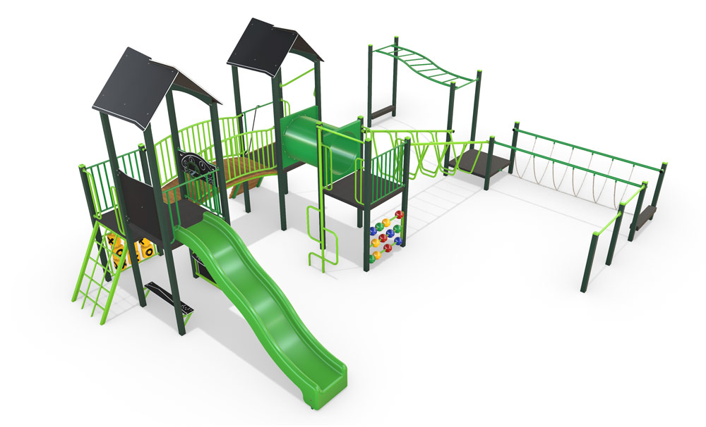Playground combination unit render quokka classic