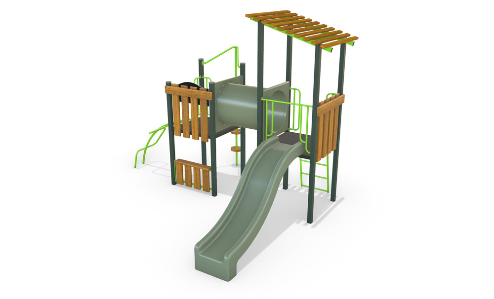 Playground combination unit render kaluta classic